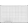 Tableau blanc pour aimants et marqueurs quadrillage 1 x 1 cm