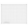 Tableau blanc pour aimants et marqueurs quadrillage 1 x 1 cm