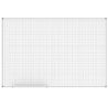 Tableau blanc pour aimants et marqueurs quadrillage 1 x 1 cm