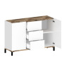 Buffet/bahut 120 cm moderne 2 portes/3 tiroirs Shine