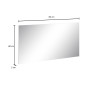 Miroir rectangulaire moderne Pittsburg