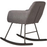 Fauteuil rocking chair moderne en tissu Edelweiss