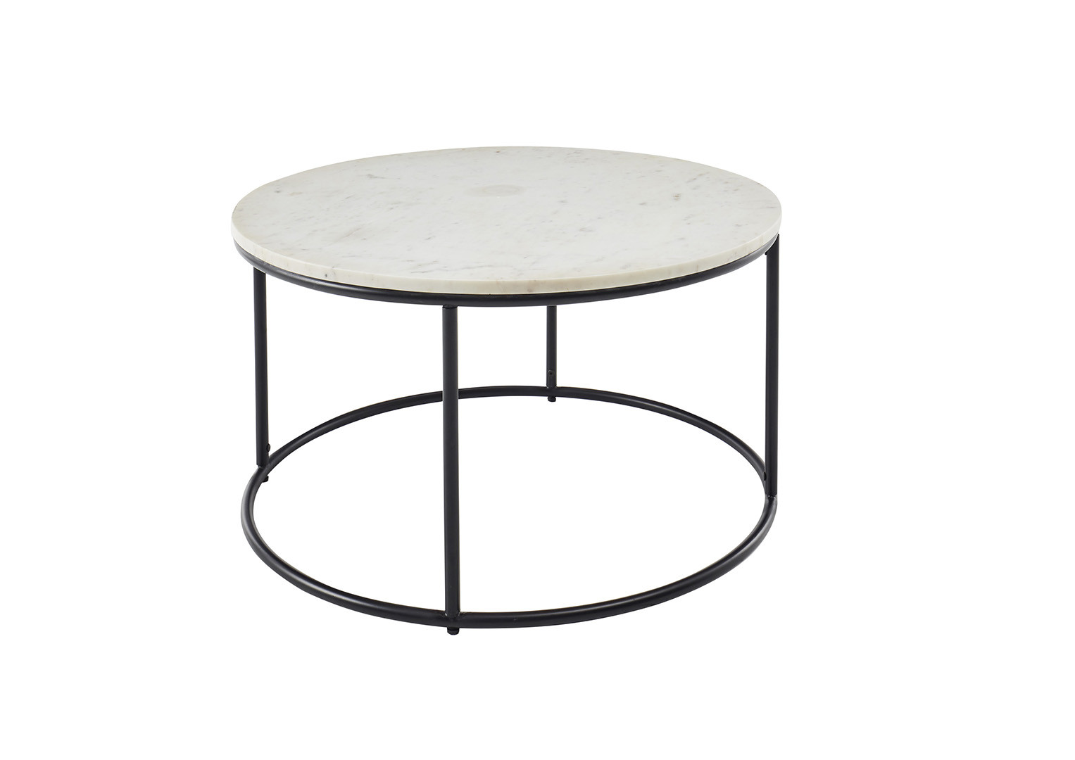 Table basse moderne ronde en marbre Francfort