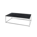 Table basse moderne rectangulaire en marbre Francfort