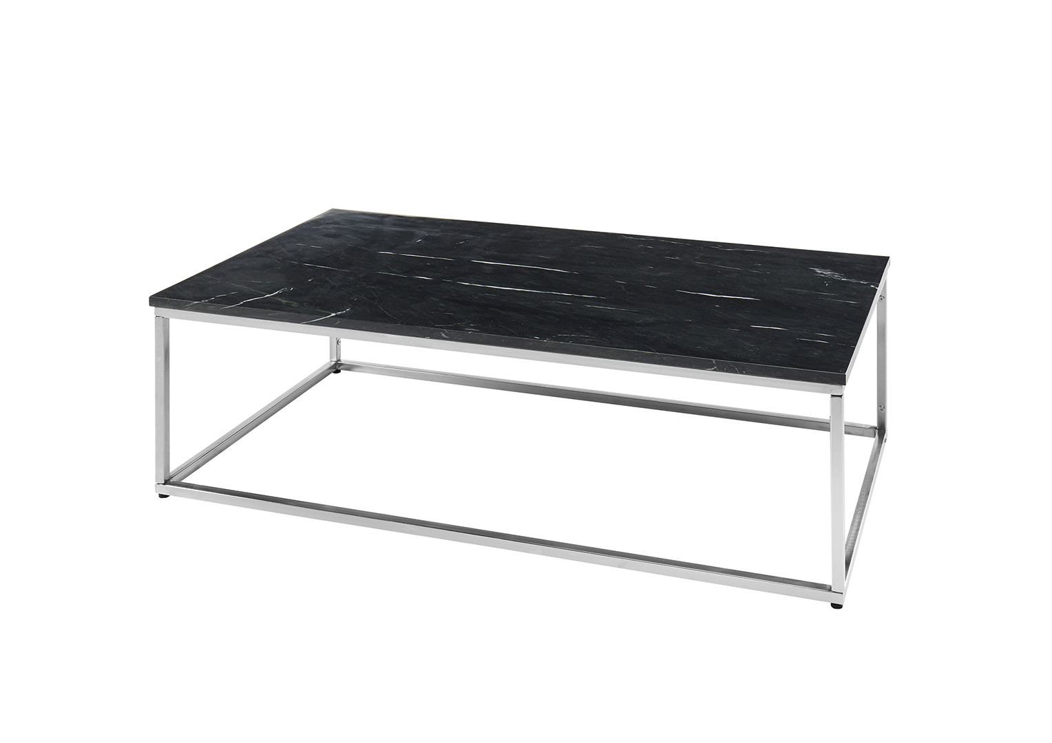 Table basse moderne rectangulaire en marbre Francfort