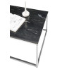 Table basse moderne rectangulaire en marbre Francfort