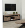 Meuble TV style vintage 170 cm marron foncé Manille