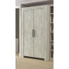 Armoire adulte contemporaine 118 cm chêne clair Venisio