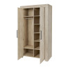 Armoire adulte contemporaine 118 cm chêne clair Venisio