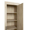 Armoire adulte contemporaine 118 cm chêne clair Venisio