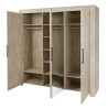 Armoire adulte contemporaine 210 cm chêne clair Venisio