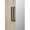 Armoire adulte contemporaine 210 cm chêne clair Venisio