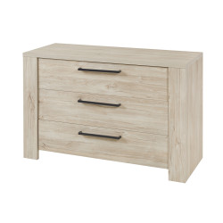 Commode adulte contemporaine chêne clair Venisio