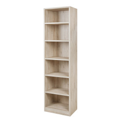 Bibliothèque contemporaine chêne clair Venisio
