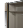 Armoire adulte contemporaine coloris marron Tilleul