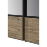 Armoire adulte contemporaine coloris marron Tilleul