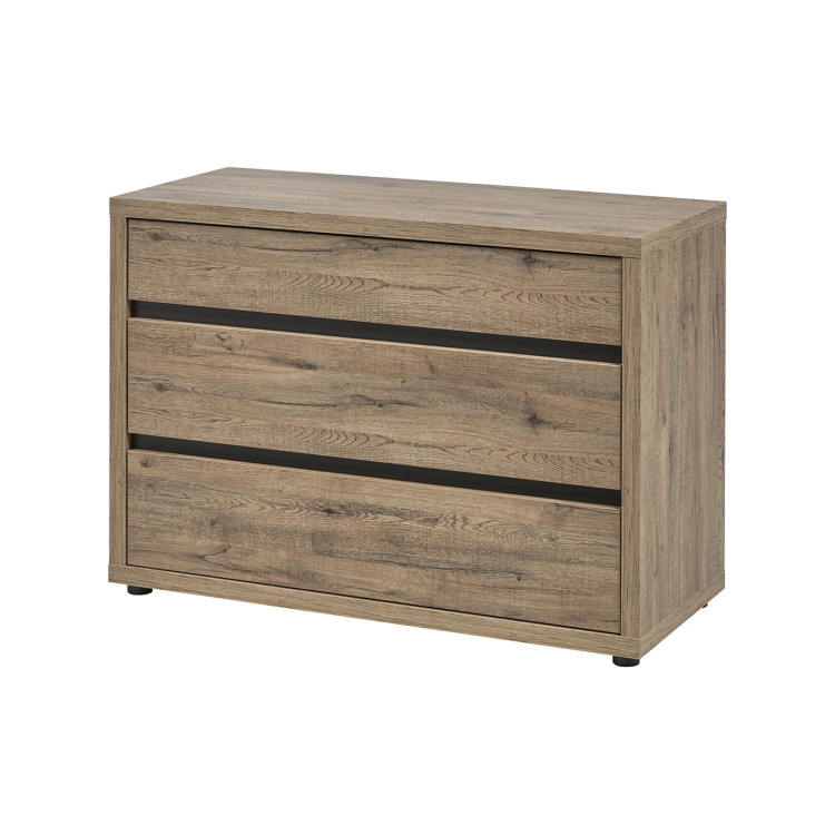 Commode adulte contemporaine coloris marron Tilleul