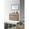 Commode adulte contemporaine coloris marron Tilleul