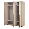 Armoire adulte contemporaine 165 cm chêne clair Violetta