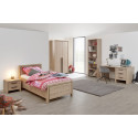 Chambre enfant contemporaine chêne clair Violetta