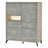 Vaisselier/argentier moderne 125 cm Jordano