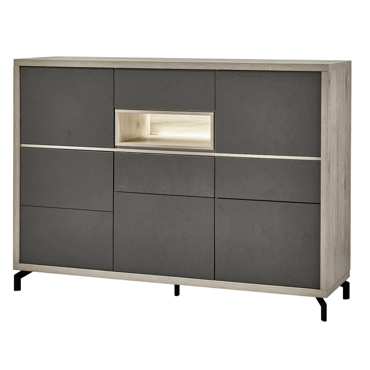 Meuble de rangement moderne 184 cm Jordano