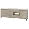 Buffet/bahut moderne 243 cm Jordano