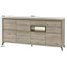 Buffet/bahut haut moderne 243 cm Jordano