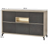 Buffet/bahut haut moderne 184 cm Jordano