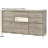 Buffet/bahut haut moderne 184 cm Jordano