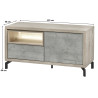 Buffet/bahut bas moderne 125 cm Jordano