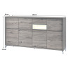 Meuble de rangement moderne 243 cm Jordano