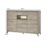 Meuble de rangement moderne 184 cm Jordano