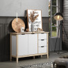 Meuble de rangement style scandinave 110 cm Antonia