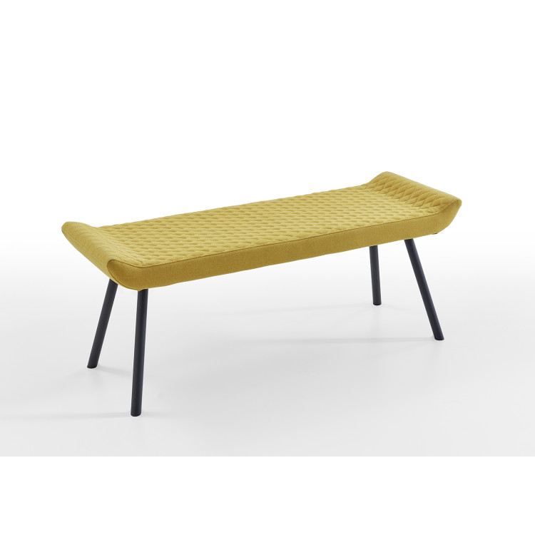 Banc moderne en tissu Hayden