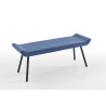 Banc moderne en tissu Hayden