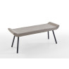 Banc moderne en tissu Hayden