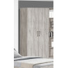 Armoire enfant contemporaine 80 cm chêne gris Elmet