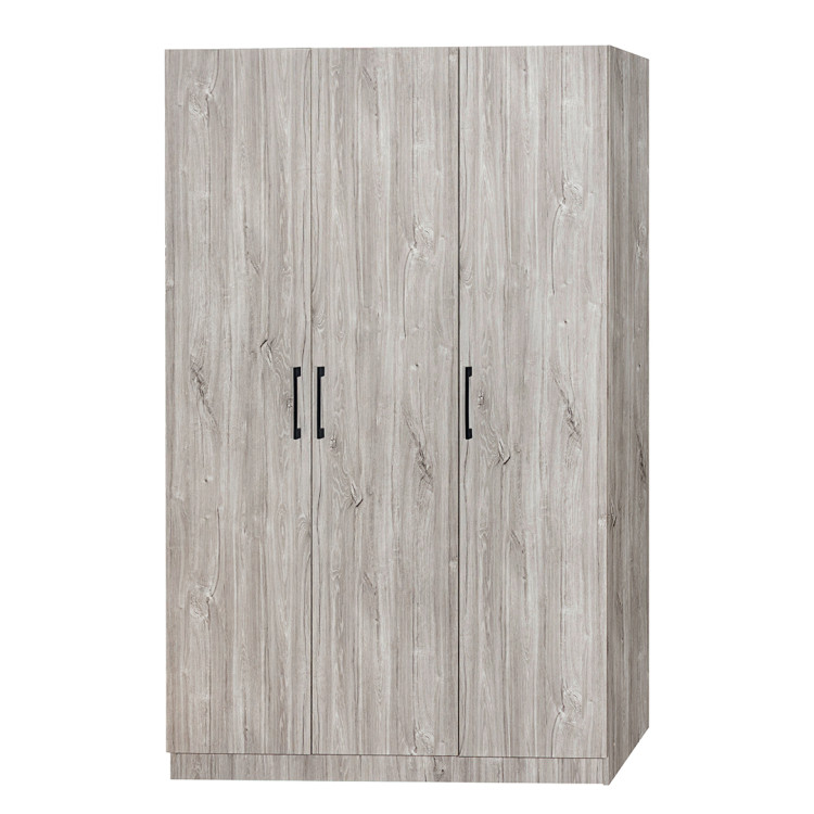 Armoire enfant contemporaine 120 cm chêne gris Elmet