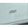 Buffet/bahut design 4 portes laqué blanc Perla