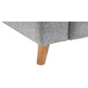 Canapé de relaxation manuel style scandinave en tissu gris Ryade