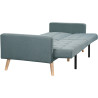 Canapé convertible scandinave en tissu bleu Olga