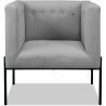 Fauteuil contemporain en tissu Clarine