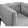 Fauteuil contemporain en tissu Clarine