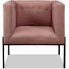 Fauteuil contemporain en tissu Clarine