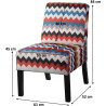 Fauteuil moderne en tissu Felicie