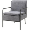 Fauteuil moderne en tissu gris Venezuela