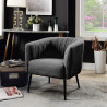 Fauteuil moderne en tissu Scala