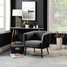 Fauteuil moderne en tissu Scala