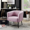 Fauteuil moderne en tissu Scala